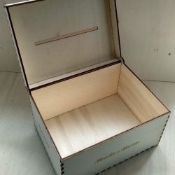 Krabička na peniaze, preglejka - topoľ, hrúbka 3 mm, rozmer ľubovoľný